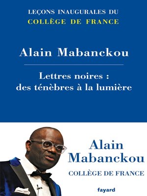Lettres noires - ebook